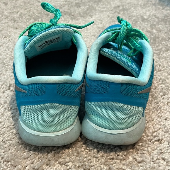 Nike Kids - Teal and Blue Sneakers - Picture 3 of 5